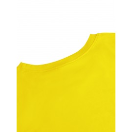 [Stretchy Puerto Rico T-Shirt] Stretchy Polyester Women's Puerto Rico Flag Cartoon Frog Graphic Long Sleeve T-Shirt | Casual Round Neck Top for Spring & Summer Vacation, Machine Washable, Playful Design