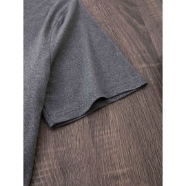 Women's Casual Short Sleeve T-Shirt - Vibrant Purple with White Spanish Scripture Letter Print (Isaiah 30:5), 100% Polyester Knit, Lightweight 180g All-Season Top, Machine Washable