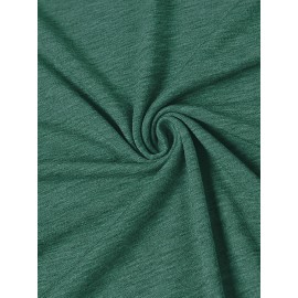 Women'S Casual Forest Print T-Shirt - Breathable Short Sleeve Crew Neck, Dopamine Design, Versatile Outdoor & Top for Spring/Summer/Fall, Forest Shirt