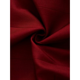 Fortune Fashion Casual Elegant Retro Solid Color Suit Jacket